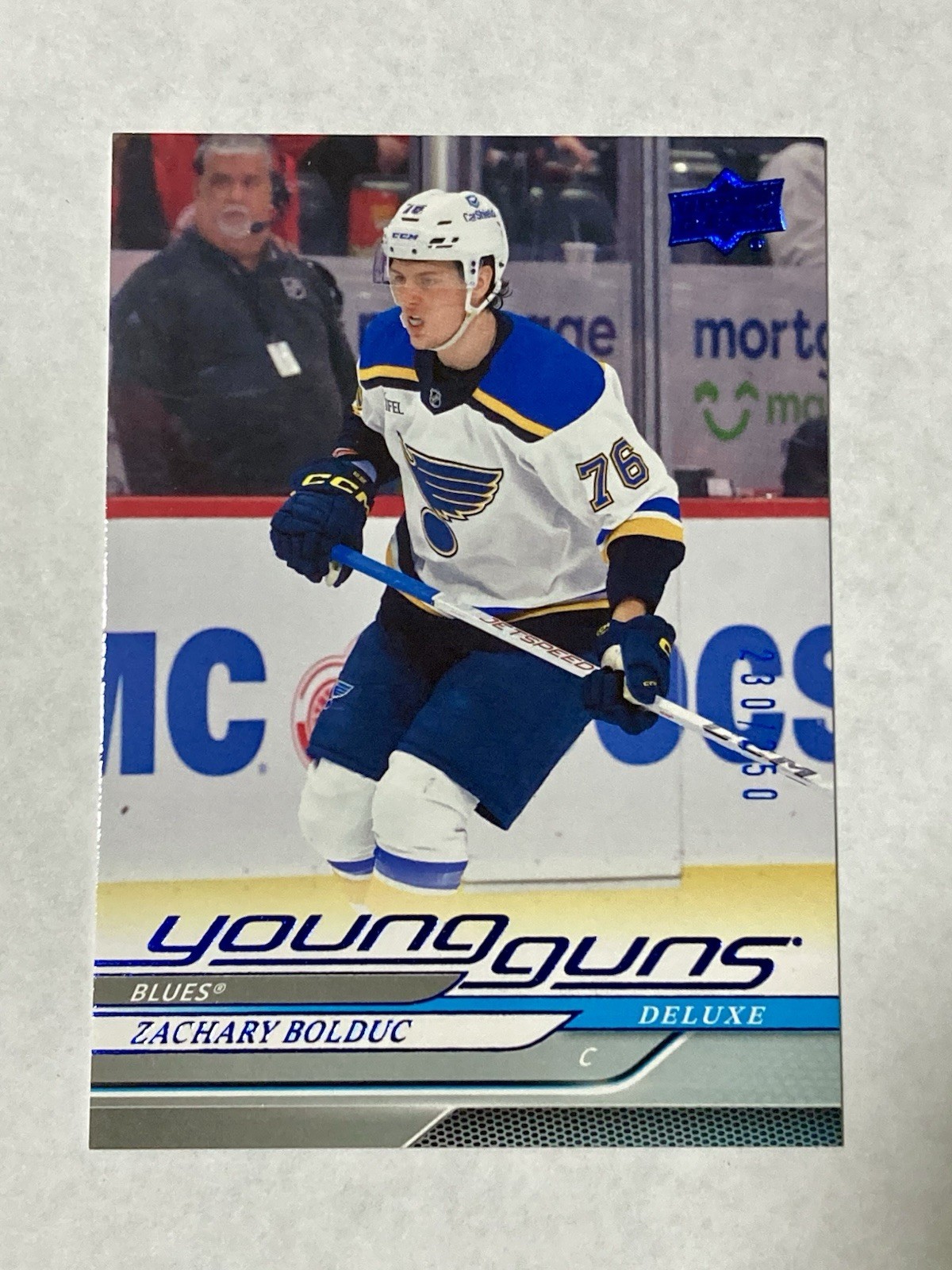 2024-25 Upper Deck Series 1 - Young Guns Zachary Bolduc #201 Deluxe /250 (RC)