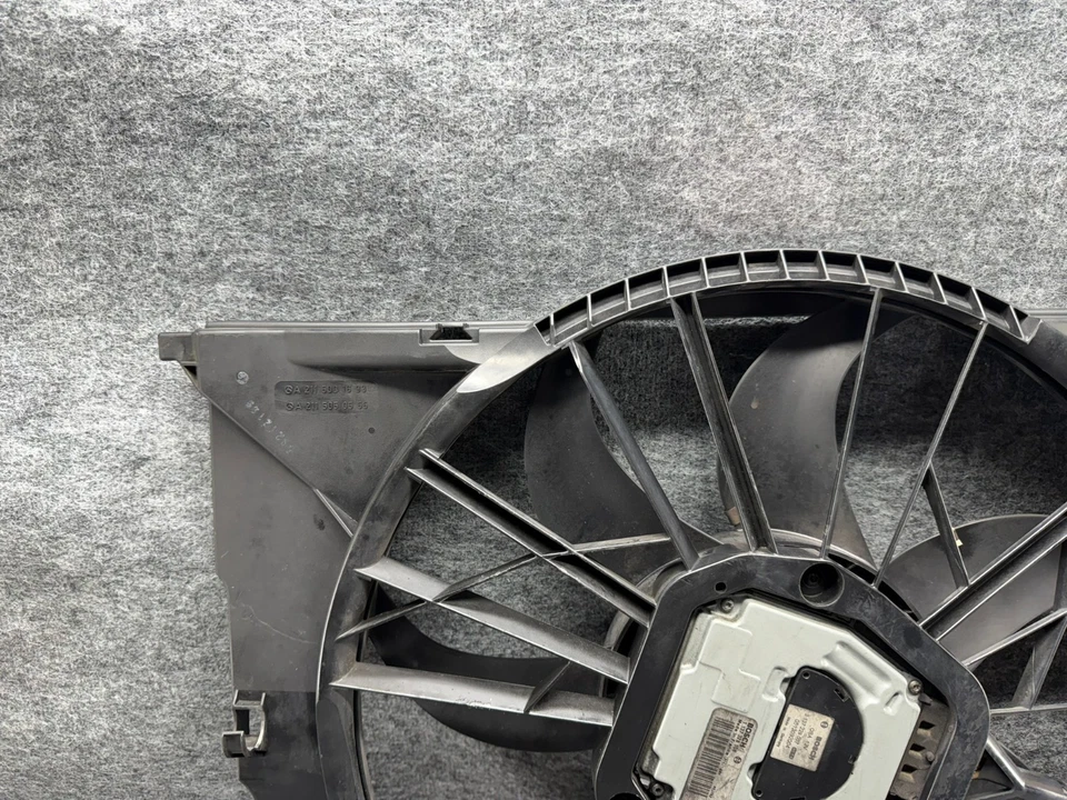 MERCEDES W219 CLS55 CLS63 E63 AMG MOTOR RADIADOR VENTILADOR DE REFRIGERACIÓN MOTOR OEM Foto 4 de 4