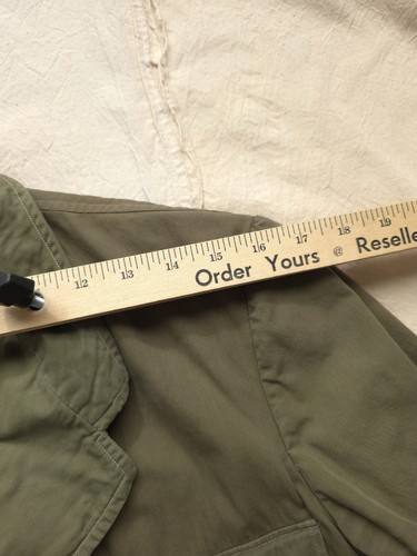 Vintage 1940s Repro German Wehrmacht Green Tropical Cotton Tunic Jacket M - Picture 12 of 13