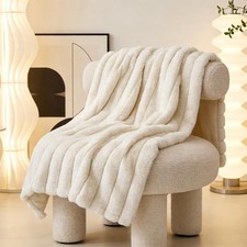 Waterproof Dog Blanket for Bed Luxury Plush Washable Pet Furniture Cover 50x60