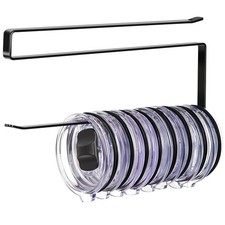 Tumbler Lid Organizer, Horizontal Tumbler Lid Storage Hook Up to 10 Lids, Space