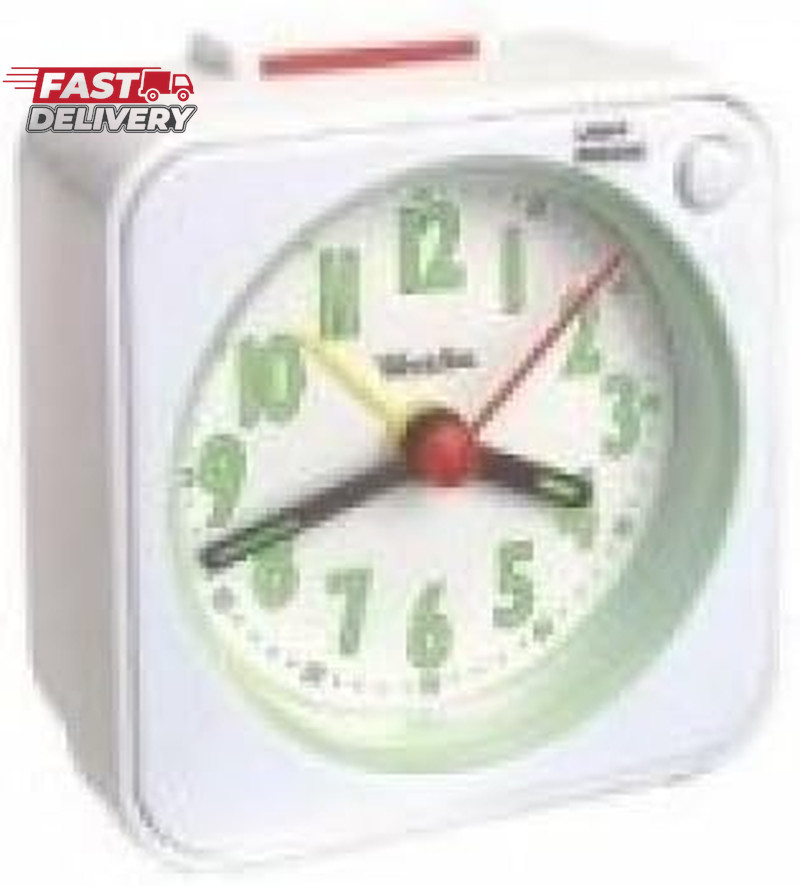 Westclox Gen Quartz Travel Alarm (White)