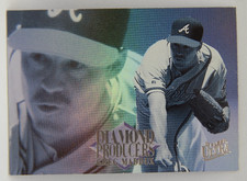 1996 Fleer Ultra Baseball - Diamond Producers #5 of 12 Braves - GREG MADDUX