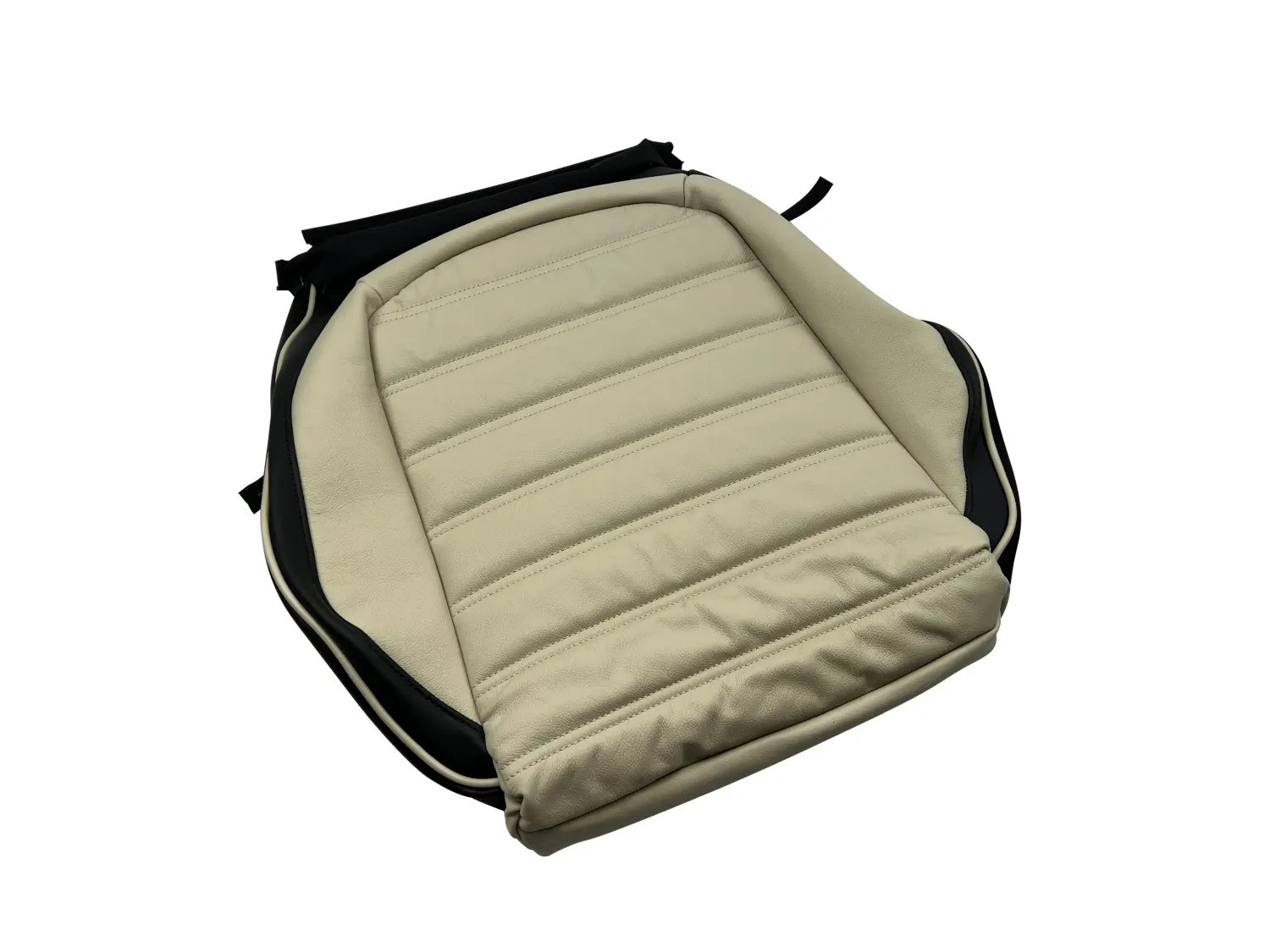 Original VW Seat Cover Leather Driver Seat Scirocco 3 Left Beige Black Cover