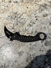 Fox Karambit Linerlock Black G10 Handle Finger Ring N690Co Folding Knife 479