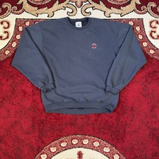 Vintage 90s Converse Faded Navy Blue Crewneck Sweatshirt Size M