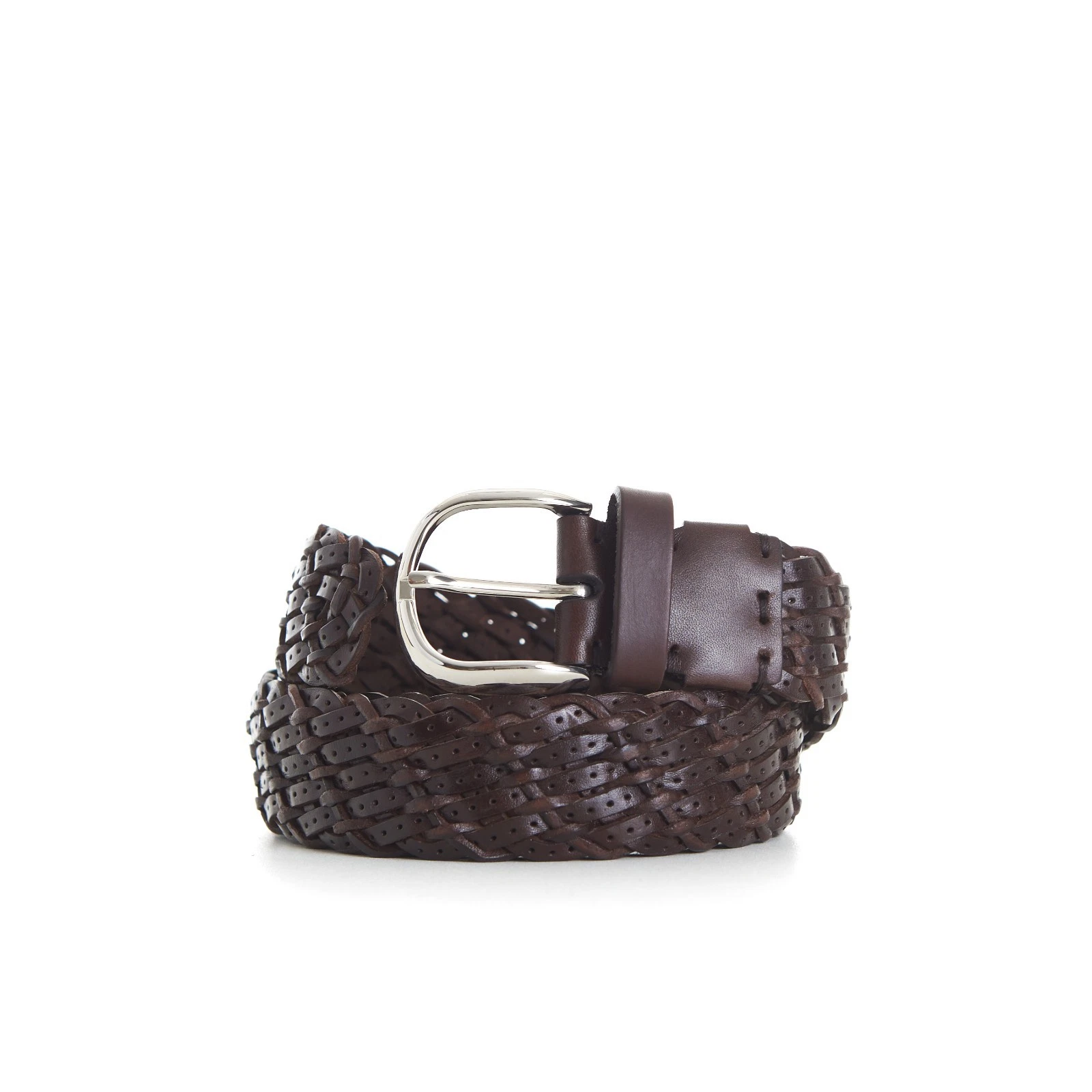 Brunello Cucinelli — BRUNELLO CUCINELLI 950$ Braided Leather Belt