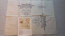 Abb&uuml;gelmuster, Abpl&auml;ttmuster, DDR, Weihnachten, Stickerei