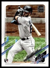 2021 Topps Eddy Alvarez Rookie Miami Marlins #326