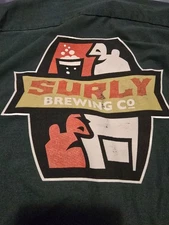 Surly Brewing Co. Work Shirt 3XL – Brewery Beer Staff Uniform Green Red Kap
