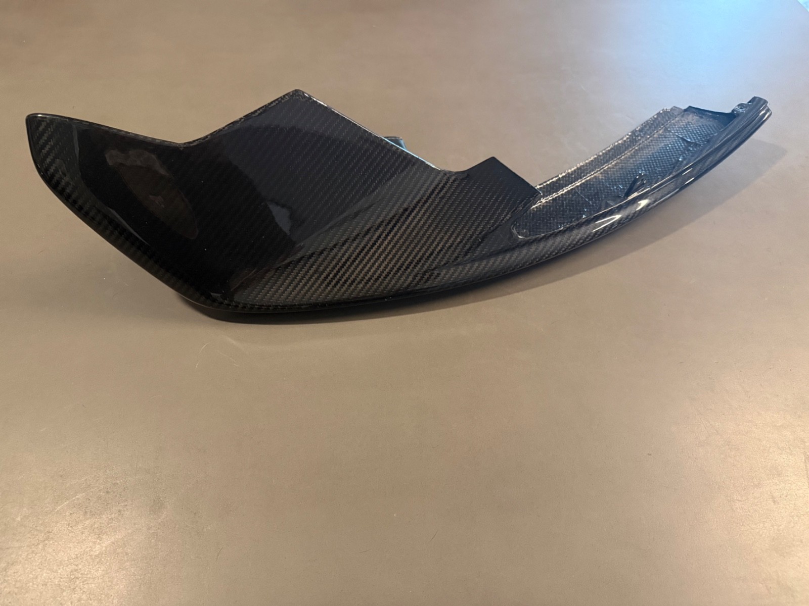 mclaren 570lt carbon fiber front bumper lip spoiler valance wing left LH