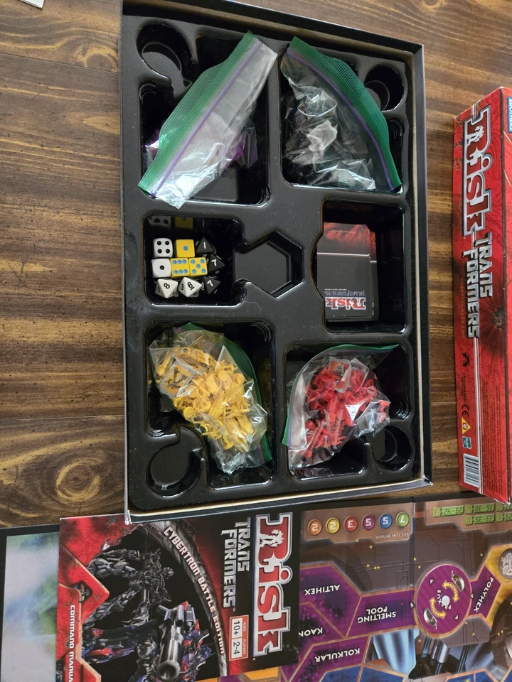  Risk - Transformers, Cybertron Battle Edition Parker Brothers 2007 - Image 3 of 4