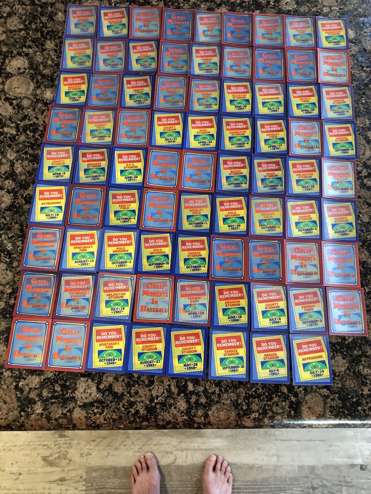 80-1988 SCORE “Do You Remember Cards.