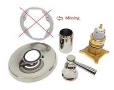 Open Box Hansgrohe 04779830 Joleena Shower Trim Polished Nickel Missing Gasket