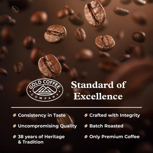 Gold Coffee | Blue Mountain Premium Blend | Medium Roast, ganze Bohne | 100% A... - Bild 5 von 5