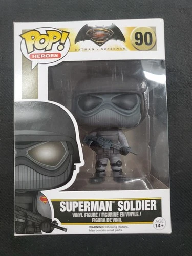 Funko Pop! DC Superman Soldier #90 Vinyl Figure