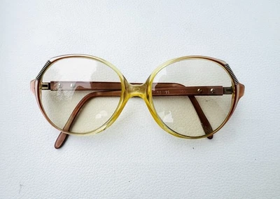 Monture de lunettes "LETO" YVES SAINT LAURENT Vintage 1970s/1980s - Photo 1/4