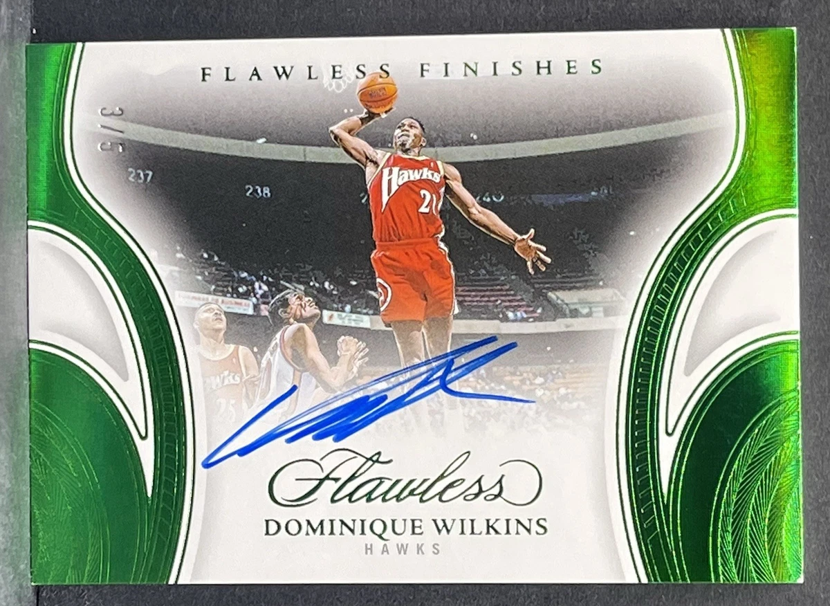 Dominique Wilkins Basketball Atlanta Hawks Autographed Sports 