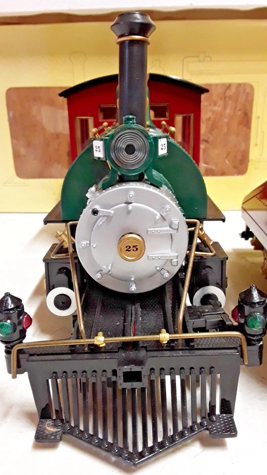 Locomotora de vapor Aristo Craft calibre #1 Rogers 2-4-2 y licitación trasera pendiente (AA-364 Foto 3 de 4