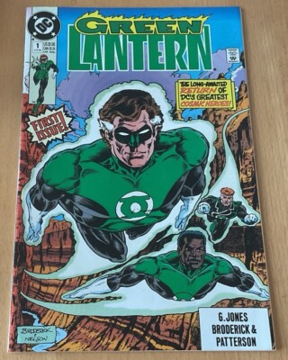 DC Green Lantern #1 3. Serie Erstausgabe Direktausgabe Juni 1990 Sehr guter Erhaltungszustand +