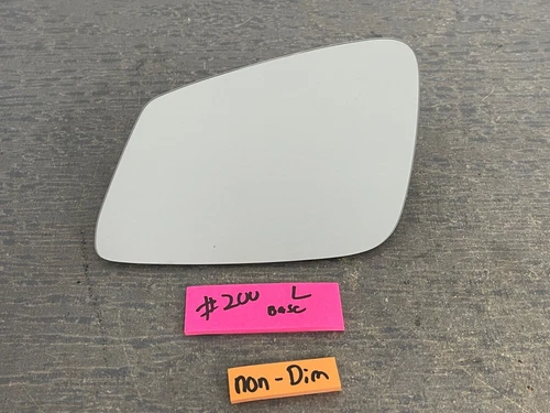2009-2016 BMW 528I F10 OEM Left Driver Door Mirror Glass  NOT AUTO DIM !   #200