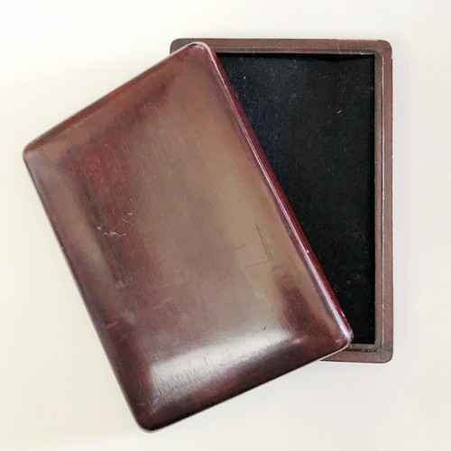 Japanischer Tintenstein Suzuri Luxus Kalligraphie Werkzeug Natur Schwarz Stein Handwerk IS19 - Bild 13 von 18