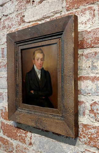 Portrait of a Gentleman -American Civil War Oil painting c.1860s - Picture 5 of 6