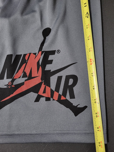 Nike Air Jordan Boys Shorts 13-15 Years 163-175 CM Gray Basketball Sizes XL - Picture 6 of 8