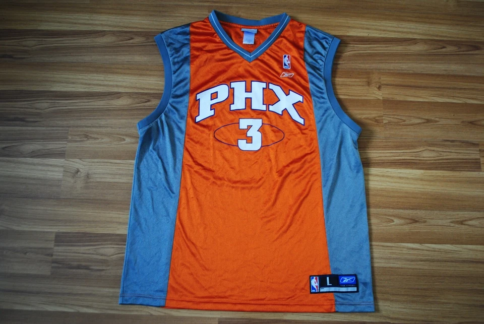 CAMISA PHOENIX SUNS REEBOK MARBURY BASQUETE NBA CAMISA VINTAGE TAMANHO MASCULINO GRANDE - Imagem 2 de 4