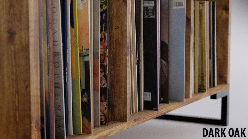 FUSION Series - Scandinavian Vinyl Record Cabinet - record unit - Vinyl Storage - Image 4 of 4