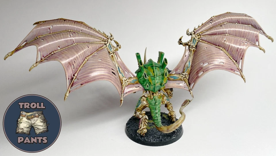 Warhammer 40k Tyranids Winged Hive Tyrant - Pro-pintado y basado Foto 4 de 4
