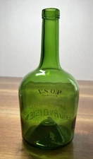 Vintage V S O P Courvoisier Cognac Glass Bottle France Empty