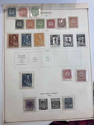 Fiume, Georgia, Jersey, Fiji &Dahomey Postage Stamp Collection Mint & Used - 第 2/5 張圖片