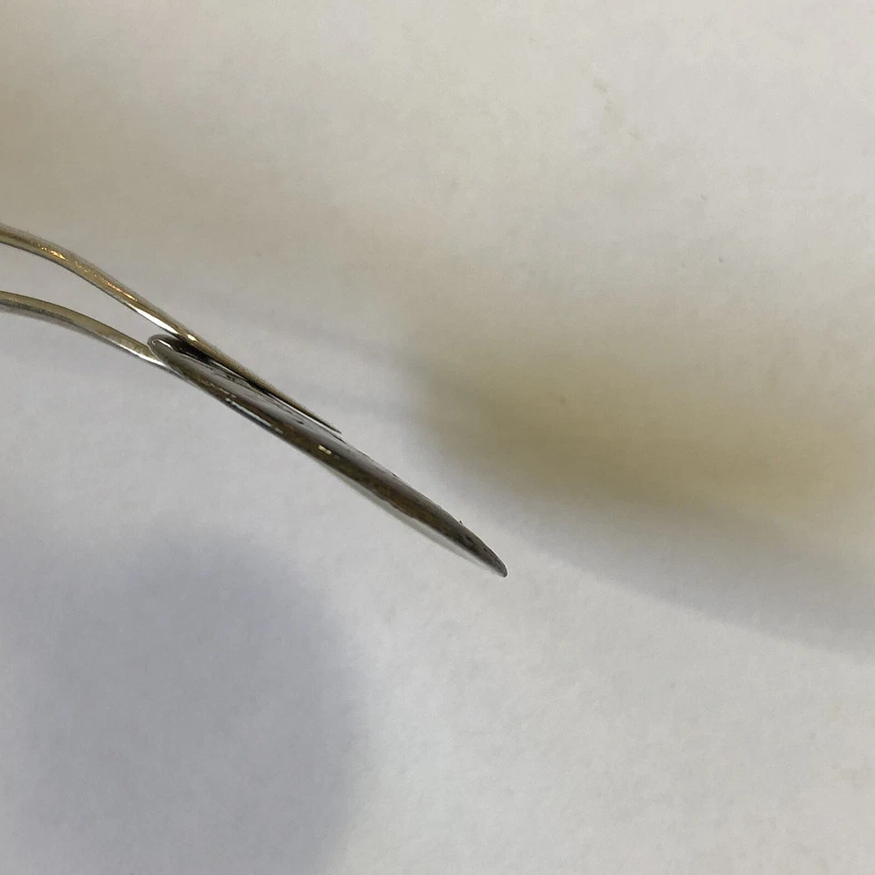 Rare Vintage Gold Pearlescent Shell Laquered Circle Pattern Round Button 15/16" - Image 4 of 4