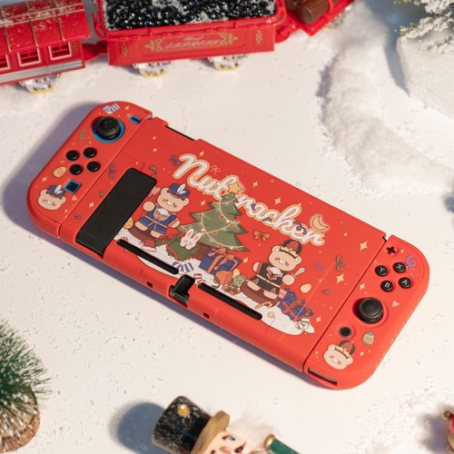 Protective Case for Nintendo Switch Console & Joycon Hard Cover Christmas Doll - Picture 8 of 12
