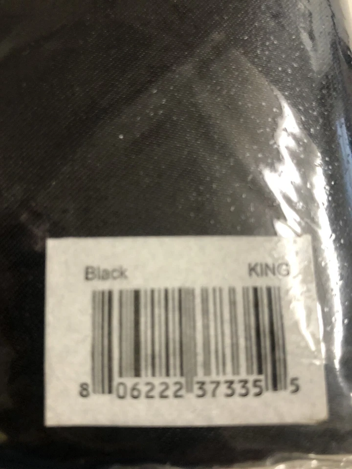 Conjunto de Lençol de Cetim Preto 6 Peças King Size Seda Macia Sensação Cama de Luxo Novo - Imagem 4 de 4