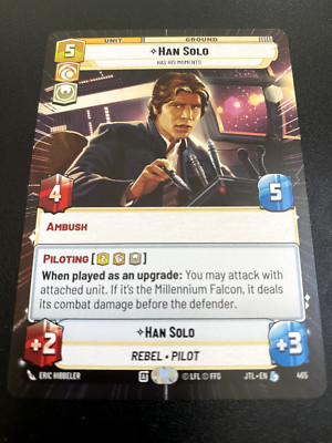 Han Solo Has His Moments Star Wars Unlimited Jump To Lightspeed - Hyperraum