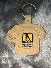 Vintage 1970s BELL SYSTEM Walking Fingers Key Chain Advertizer
