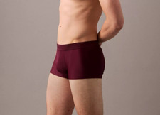 Calvin Klein Men's CK Black Low Rise Trunk Size L XL Purple Glo NWT