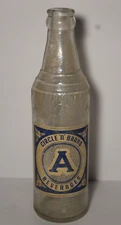 RARE 1949 VINTAGE ACL SODA BOTTLE CIRCLE A SALINA KANSAS BOTTLE DR PEPPER BOTTLE