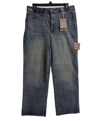 Oliver Logan Aberdeen Medium Rise Raw Edge Jeans Size 10/30 New!