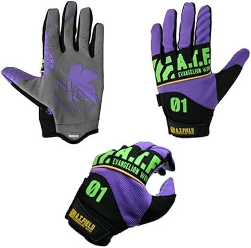 Evangelion Mechanic Gloves Work Brand A.T.FIELD first 1 unit Purple Gray L