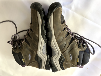 Keen Dry Hiking Boots Gypsum Waterproof Mid Leather Shoes  display picture 3