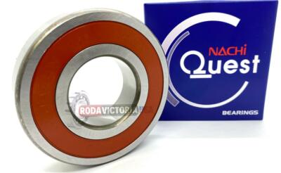 NACHI JAPAN 6308 2NSE9 C3 Deep Groove Ball Bearing, Rubber Sealed