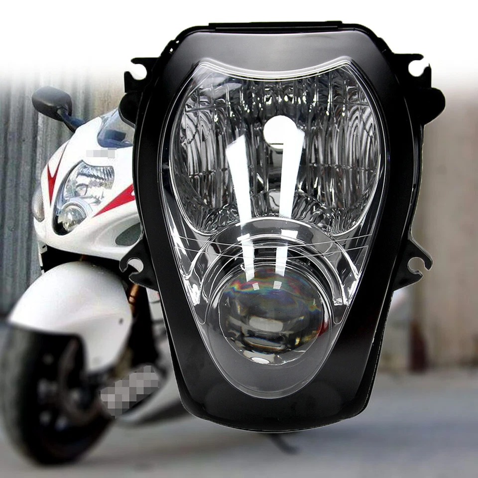 Conjunto de lámpara de faro delantero para Suzuki Hayabusa GSXR1300 GSX1300R 1999-2007 Foto 4 de 4
