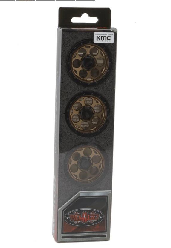 RC4WD KMC 1.9" Dirty Harry Aluminum Beadlock Wheels (4) RC4ZW0089 - Image 3 of 4