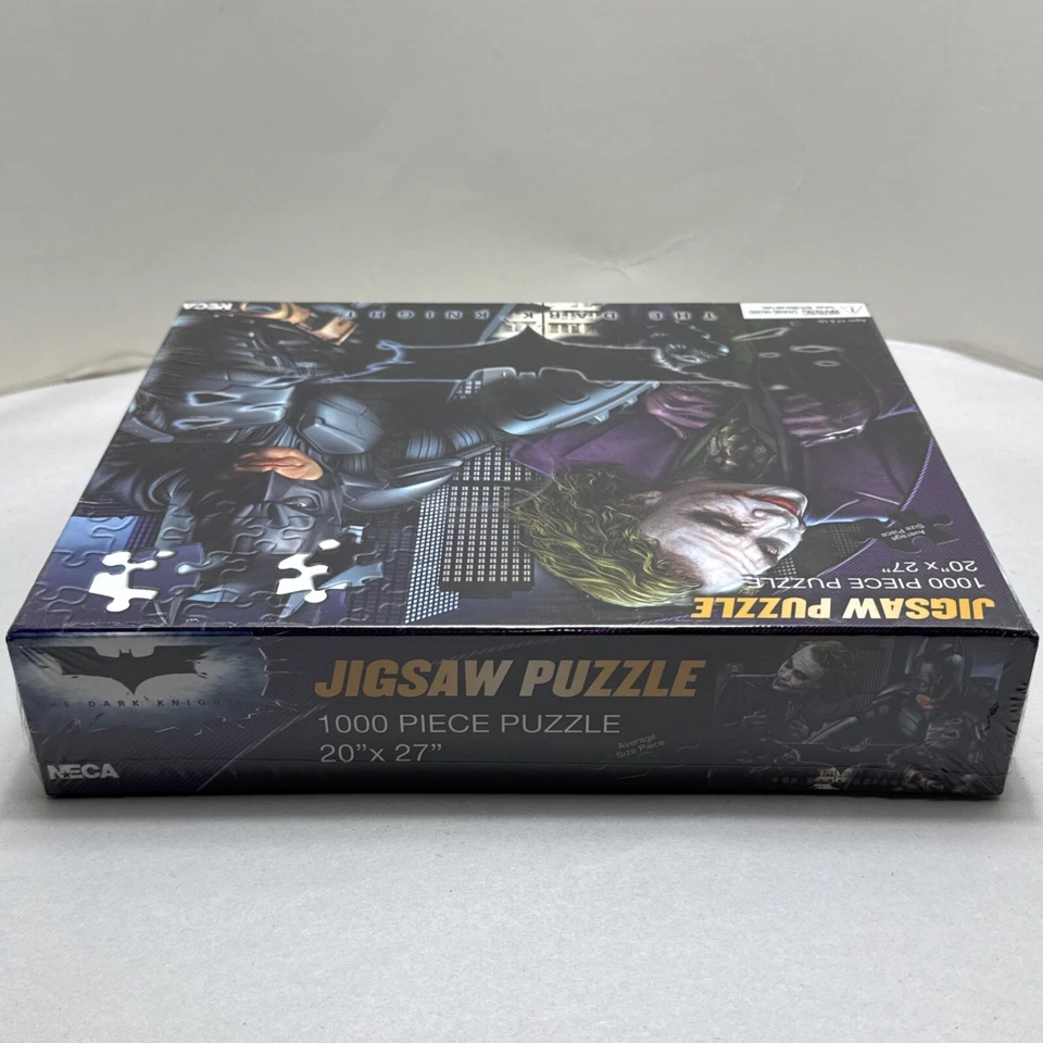 Rompecabezas de 1000 piezas Heath Ledger de DC Comics The Dark Knight & Joker NECA #5A Foto 3 de 4