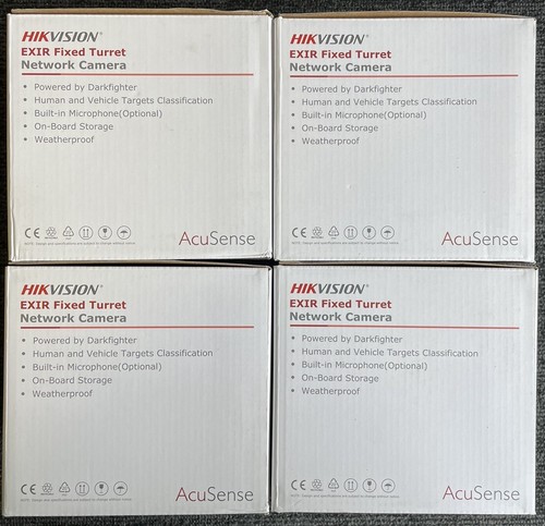 Hikvision DS-2CD2366G2-IU 6MP Black With Mic IPCam 2.8mm New Set Of 4 - Picture 2 of 5