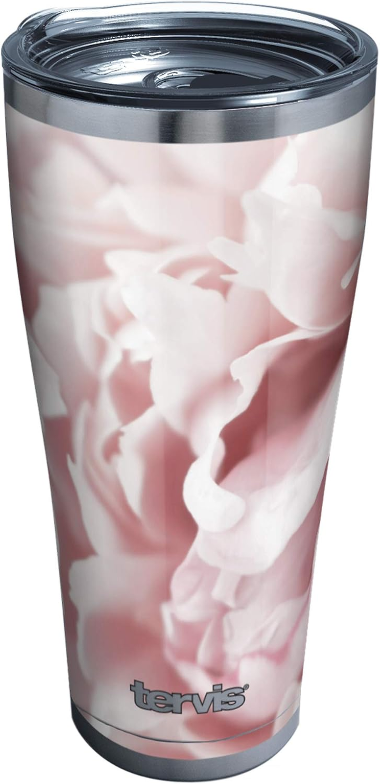 Pink Peony Triple-Wall Insulated Tumbler for Hot & Cold Drinks, 20oz