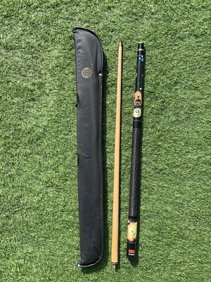 BCE Custom Galaxy Snooker Queue 2 Stück Snookerqueue + Ronnie O Sullivan Softcase
